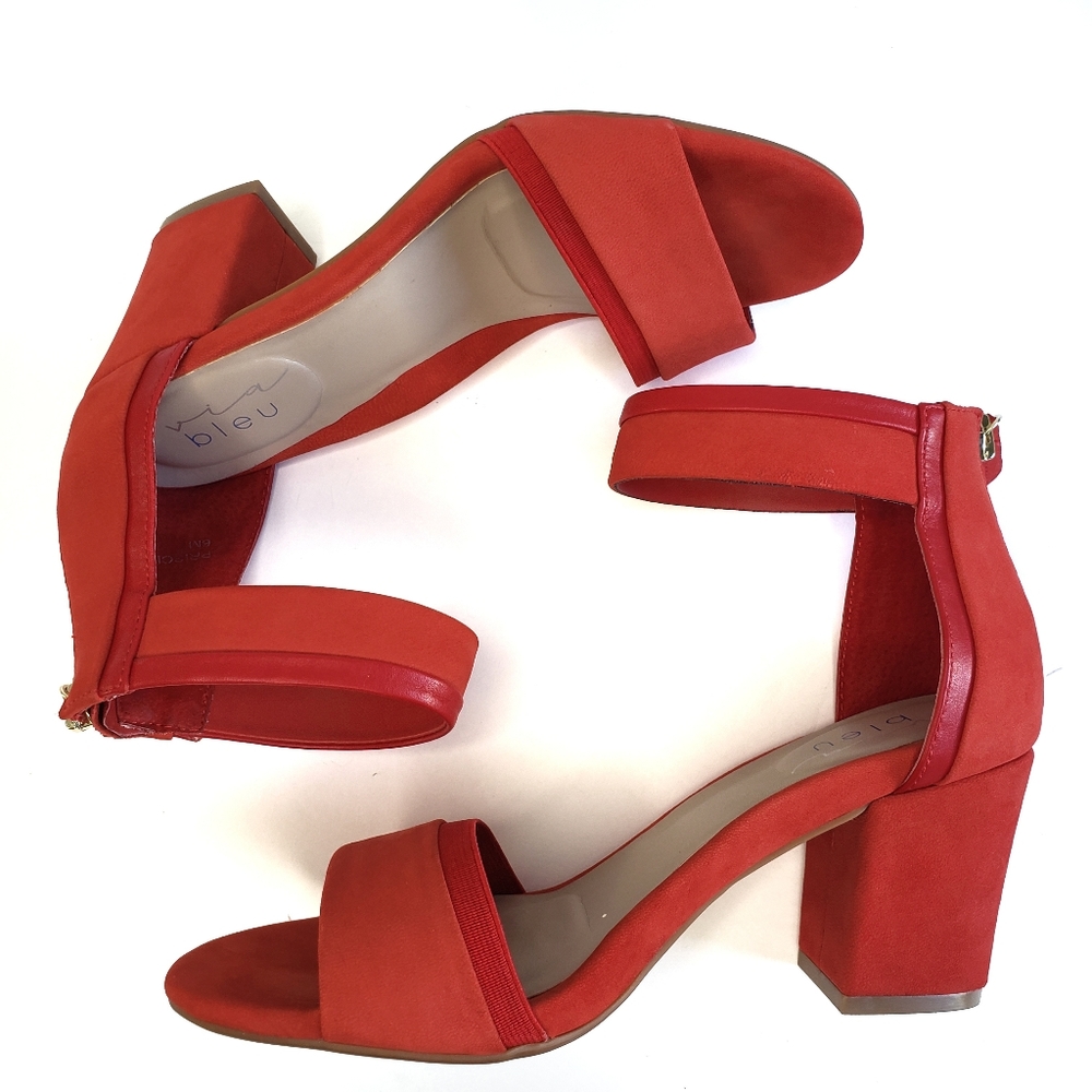 VIA BLEU  Priscilla Suede Heel 6 - Picture 8 of 14